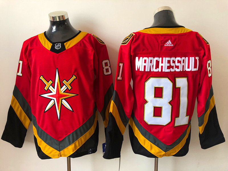 Men's Vegas Golden Knights Jonathan Marchessault #81 Red Breakaway Jersey